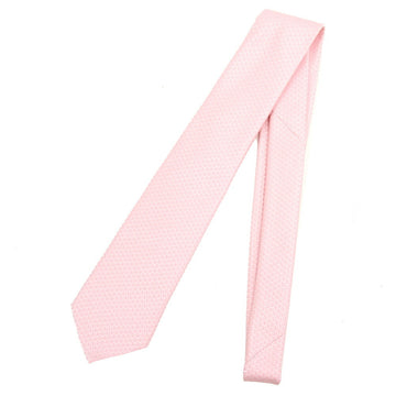 LOUIS VUITTON Necktie Cravat So LV M75933 Pink Silk 100% Men's