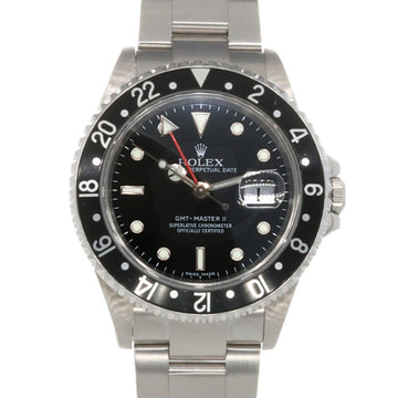 ROLEX GMT Master Oyster Perpetual Watch Stainless Steel 16710 Automatic Men's