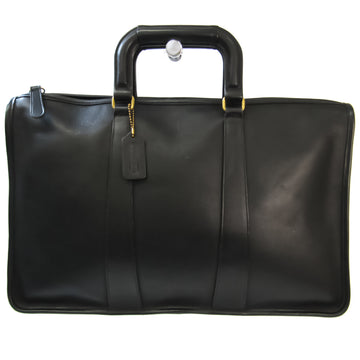 COACH 70455 Unisex Leather Briefcase Black
