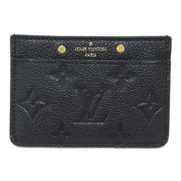 LOUIS VUITTON Porte Cartes/Sample Card Case Black Black Monogram empreinte leather M69171