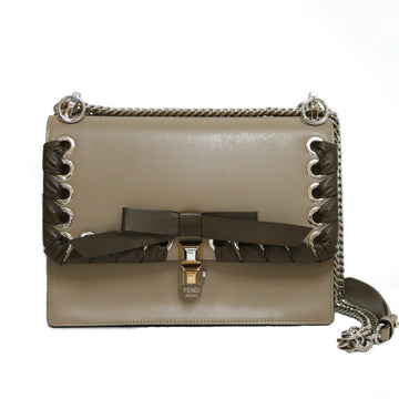 Fendi Canay Beige Women's Leather