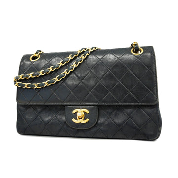 Chanel Matelasse W Flap W Chain Shoulder Bag Lambskin W Flap W Chain Should