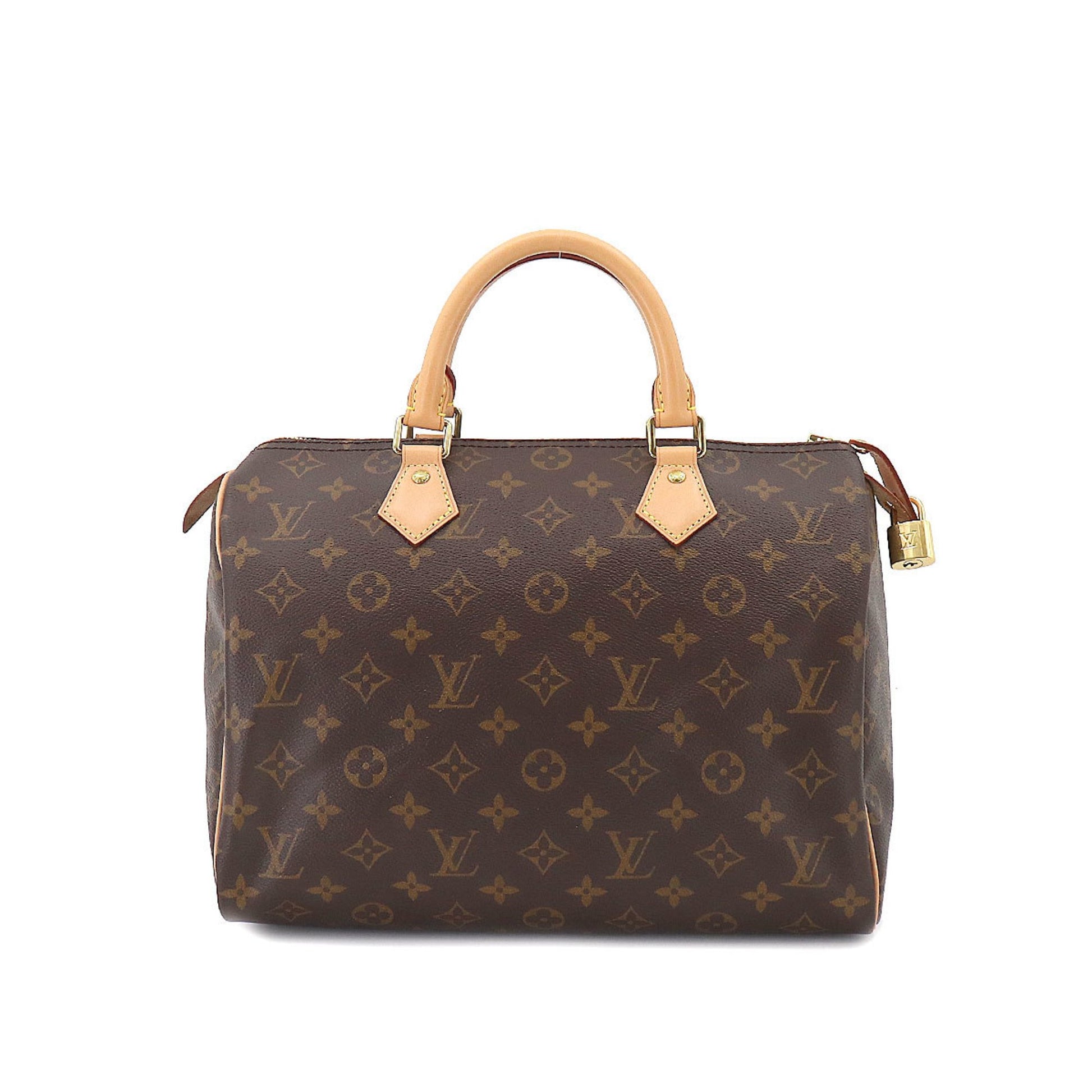 LOUIS VUITTON Speedy 30 Monogram Multicolor Satchel Bag White - 15% OF