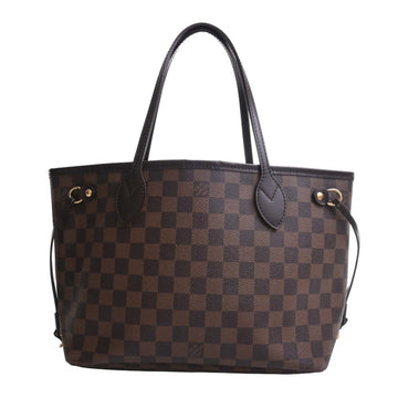 LOUIS VUITTON Damier Neverfull PM Tote Bag N51109 Brown Women's