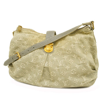 LOUIS VUITTONAuth  Monogram Denim Slightly M95835 Women's Shoulder Bag Gris