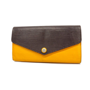 LOUIS VUITTONAuth  Epi Portefeuil Sala M60529 Women's Long Wallet Mimosa