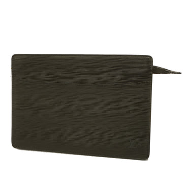 LOUIS VUITTONAuth  Epi Pochette Homme M52522 Women's Clutch Bag Noir