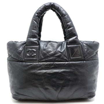 Chanel Coco Coon Small Ladies Tote Bag 7108 Leather Black