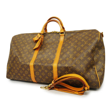 LOUIS VUITTONAuth  Monogram Keepall Bandouliere 60 M41412 Men,Women,Unisex