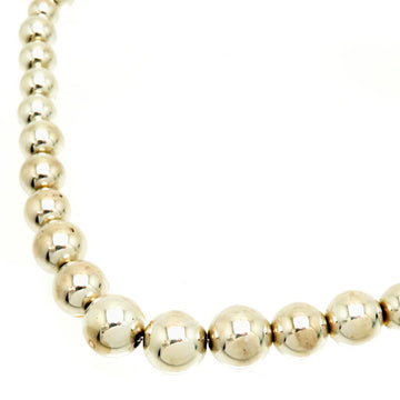 TIFFANY SV925 Hardware Graduated Ball Women's Necklace Silver 925