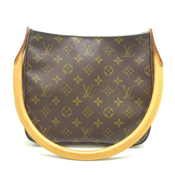 Louis Vuitton Looping MM Women's Shoulder Bag M51146 Monogram Brown