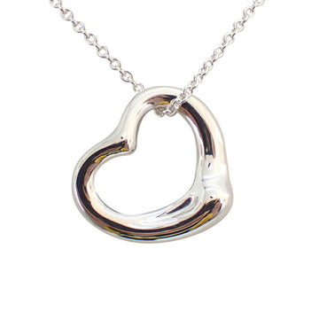 TIFFANY 925 open heart large pendant necklace