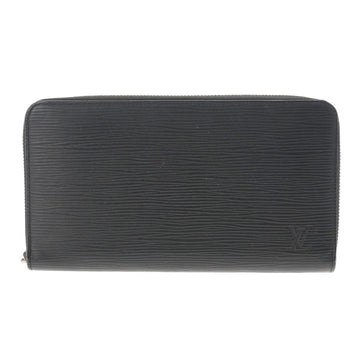 Louis Vuitton Taiga Portefeuille Amerigo Nm Bifold Wallet M62045 Leather  Black