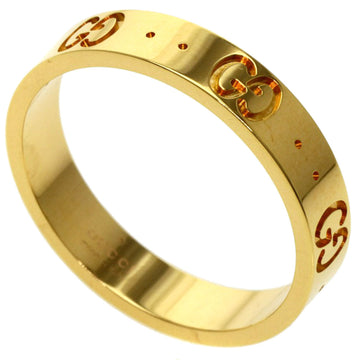 GUCCI Icon #15 Ring K18 Yellow Gold Ladies