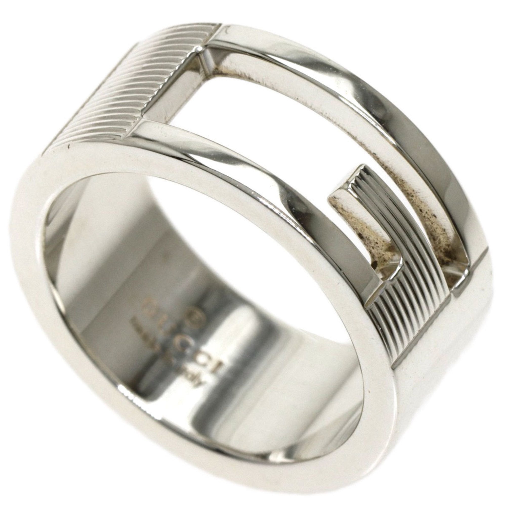 Gucci g best sale ring silver