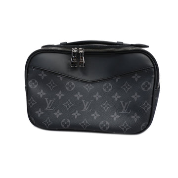 LOUIS VUITTONAuth  Monogram Eclipse Bum Bag M42906 Men's Sling Bag