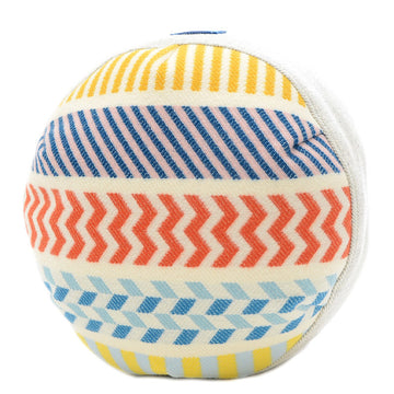 HERMES Round Cushion Wool/Cashmere Multicolor