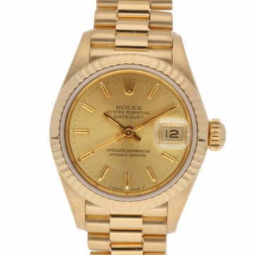 Rolex Datejust Oyster Perpetual Watch K18YG 69178 Ladies