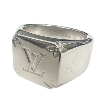LOUIS VUITTON signet ring monogram M62487 DI0157 size M about 19 men's current accessories