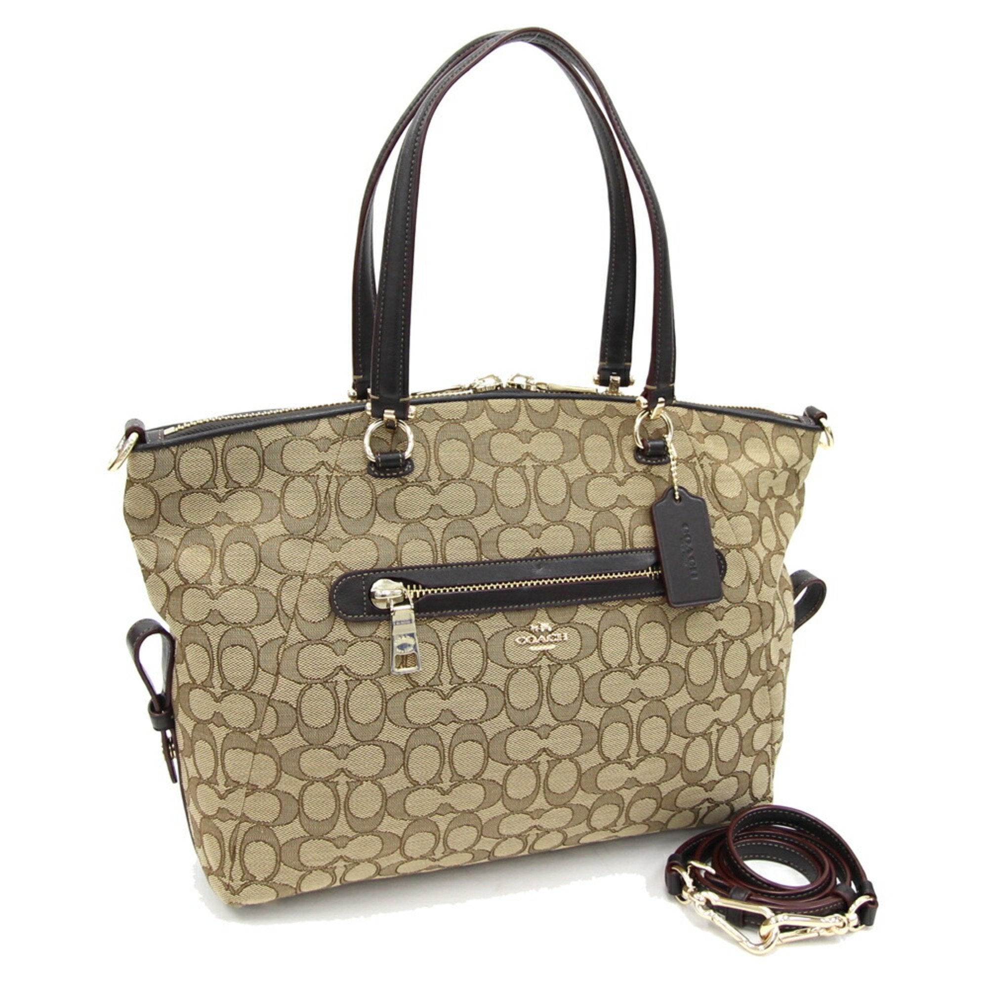 Coach prairie satchel in signature online canvas