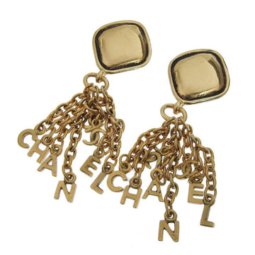 CHANEL Cocomark earrings gold ladies