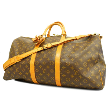 LOUIS VUITTONAuth  Monogram Keepall Bandouliere 55 M41414 Boston Bag