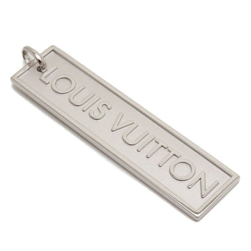 LOUIS VUITTON Military Necklace Pendant Head Charm Top Plate Only K18WG 750WG White Gold N04306