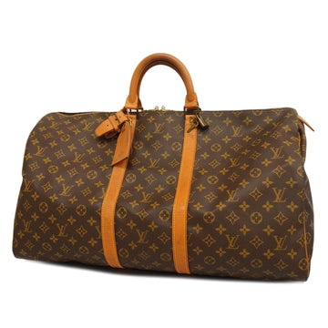 LOUIS VUITTONAuth  Monogram Keepol 55 M41424 Boston Bag