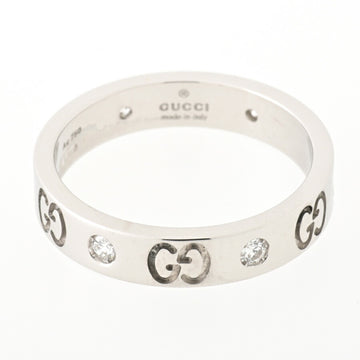 GUCCI icon ring 6P diamond K18WG