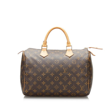 Louis Vuitton Monogram Speedy 30 Handbag Boston M41526 Brown PVC Leather Ladies LOUIS VUITTON