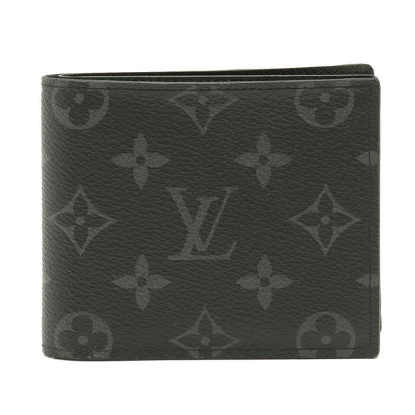 Authenticated Louis Vuitton Monogram Eclipse Portefeuille Marco Wallet  Black