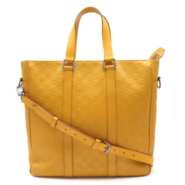 Louis Vuitton Damier Infini Neo Tadao Tote Bag Shoulder Solar Yellow N41228