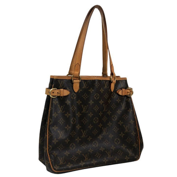 LOUIS VUITTON Tote Bag Batignolles Vertical M51153 Monogram Canvas Brown Women's