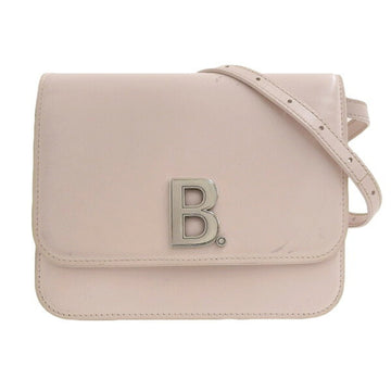 BALENCIAGA Leather Shoulder Bag 592898 Pink Women's