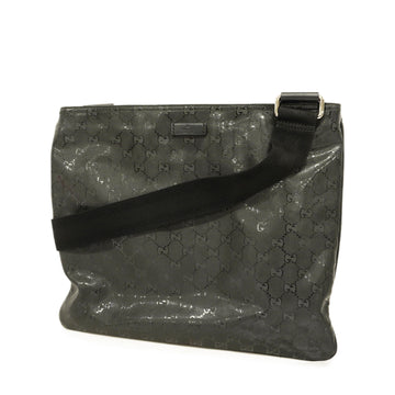 GUCCIAuth  GG Imprime Shoulder Bag 201446 Shoulder Bag Black