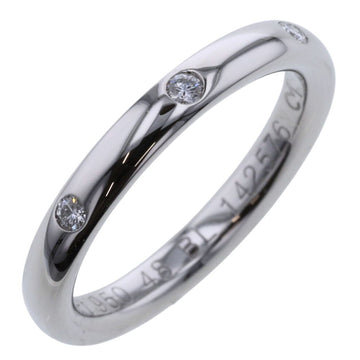 VAN CLEEF & ARPELS Ring Tandrumon Etoile Marriage 3P Width Approx. 2.5mm Platinum PT950 Diamond No. 8 Women's