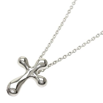 TIFFANY Small Cross Necklace Silver Ladies
