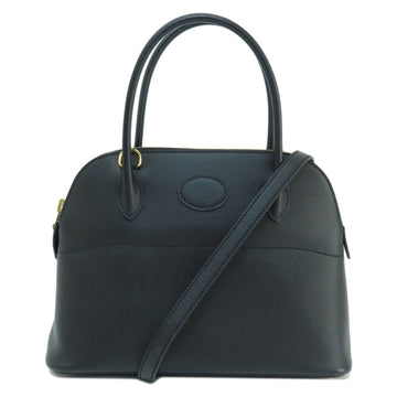 HERMES Bolide 27 Black Handbag Epson Ladies