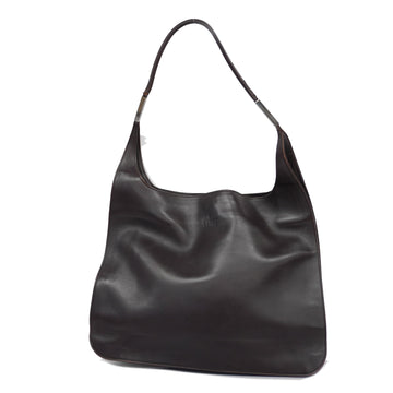 GUCCI[3ab1005] Auth  shoulder bag 001 3192 leather dark brown