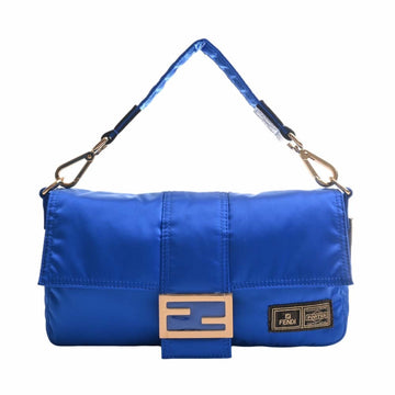 FENDI PORTER Collaboration Nylon Mamma Bucket Bag 3WAY Shoulder 7V72 Blue Ladies