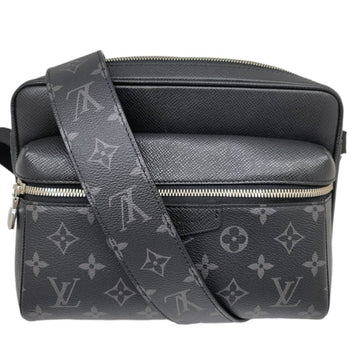 LOUIS VUITTON Taigarama Outdoor PMM30233 FO3210 Shoulder Bag SV Hardware Leather Canvas Men Women Unisex