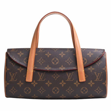 LOUIS VUITTON Monogram Sonatine Handbag M51902 Brown Women's