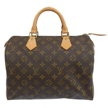 LOUIS VUITTON Monogram Speedy 30 Handbag Mini Boston Bag M41526 Brown Women's