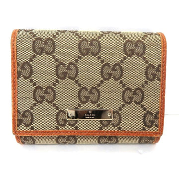 GUCCI GG Canvas Coin Case Women's Wallet