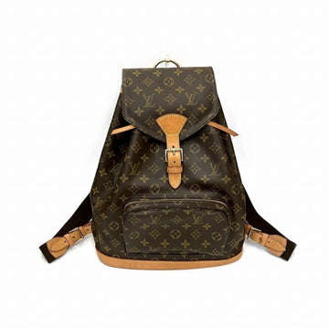 LOUIS VUITTON Monogram Montsouris GM M51135 Bag Backpack Unisex