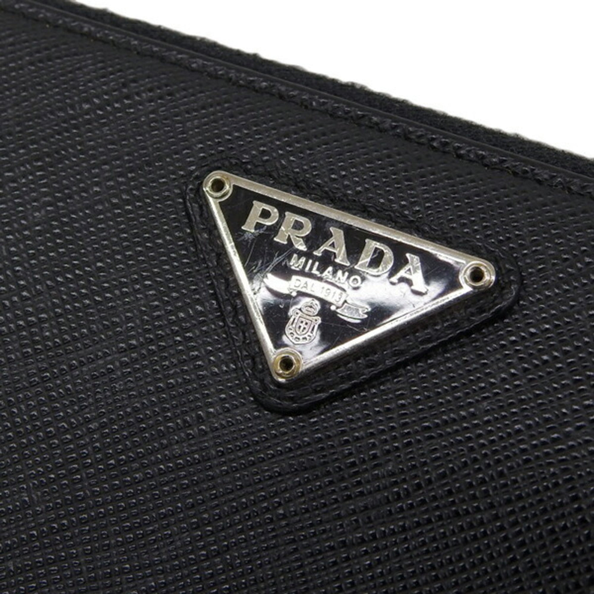 Authentic prada discount triangle logo