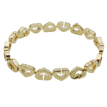 Cartier Bracelet Women's 750YG Yellow Gold C Heart Polished