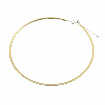 OMEGA Necklace Ladies K18YG/WG 9.9g 18K Yellow Gold White 750 Reversible