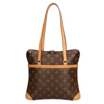 LOUIS VUITTON Kusan GM Monogram Shoulder Bag Canvas Brown Women's