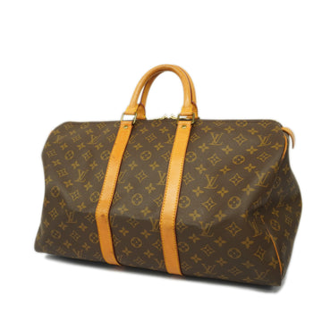 LOUIS VUITTONAuth  Monogram Keepol 45 M41428 Men,Women,Unisex Boston Bag